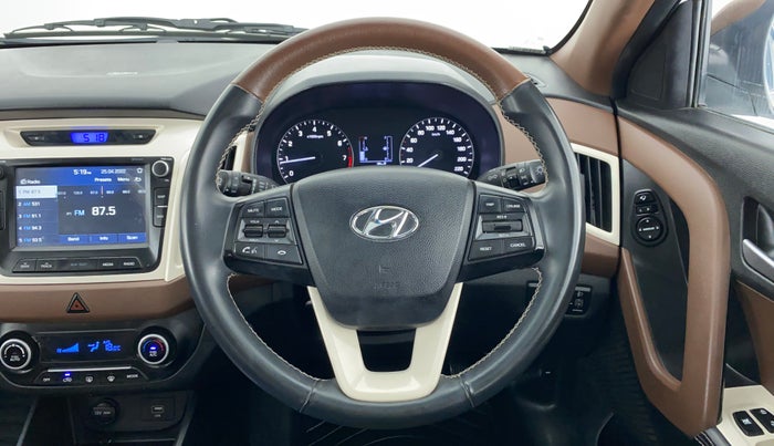 2019 Hyundai Creta 1.6 VTVT SX AUTO, Petrol, Automatic, 17,171 km, Steering Wheel Close Up