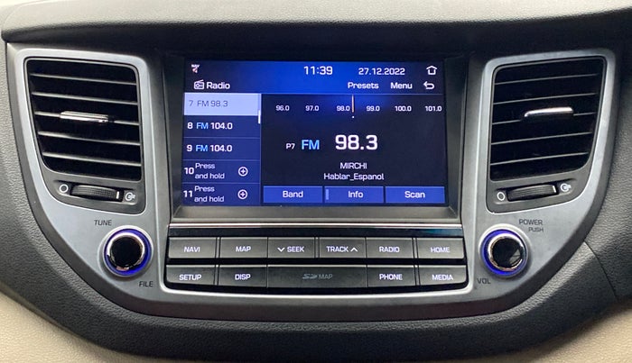 2018 Hyundai Tucson 2WD MT PETROL, Petrol, Manual, 33,151 km, Infotainment System