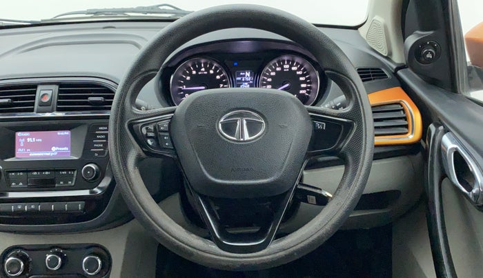 2018 Tata Tiago XZA PETROL, Petrol, Automatic, 67,928 km, Steering Wheel Close Up