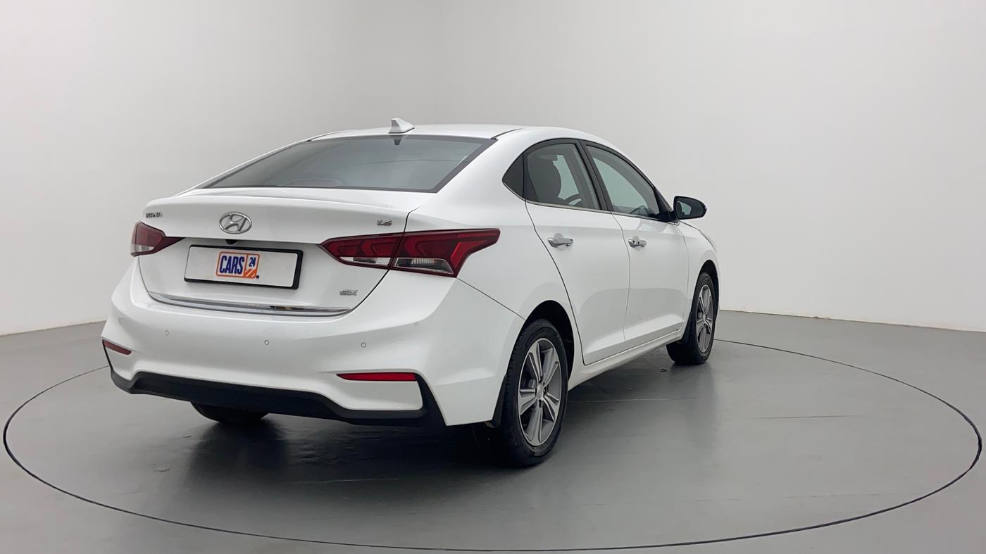 2018 Hyundai Verna 1.6 SX VTVT AT (O), Petrol, Automatic, 14,187 km, Right Back Diagonal (45- Degree) View