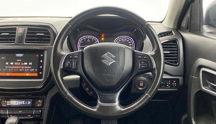 2020 Maruti Vitara Brezza ZXI+ AT SHVS DUAL TONE, Petrol, Automatic, 14,792 km, Steering Wheel Close Up