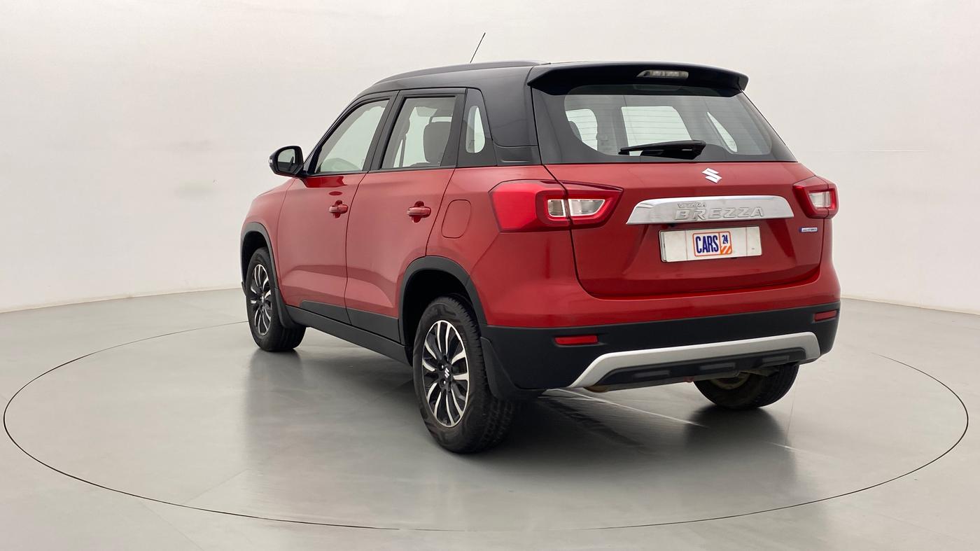 2020 Maruti Vitara Brezza ZXI+ AT SHVS DUAL TONE, Petrol, Automatic, 14,792 km, Left Back Diagonal
