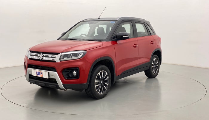 2020 Maruti Vitara Brezza ZXI+ AT SHVS DUAL TONE, Petrol, Automatic, 14,792 km, Left Front Diagonal
