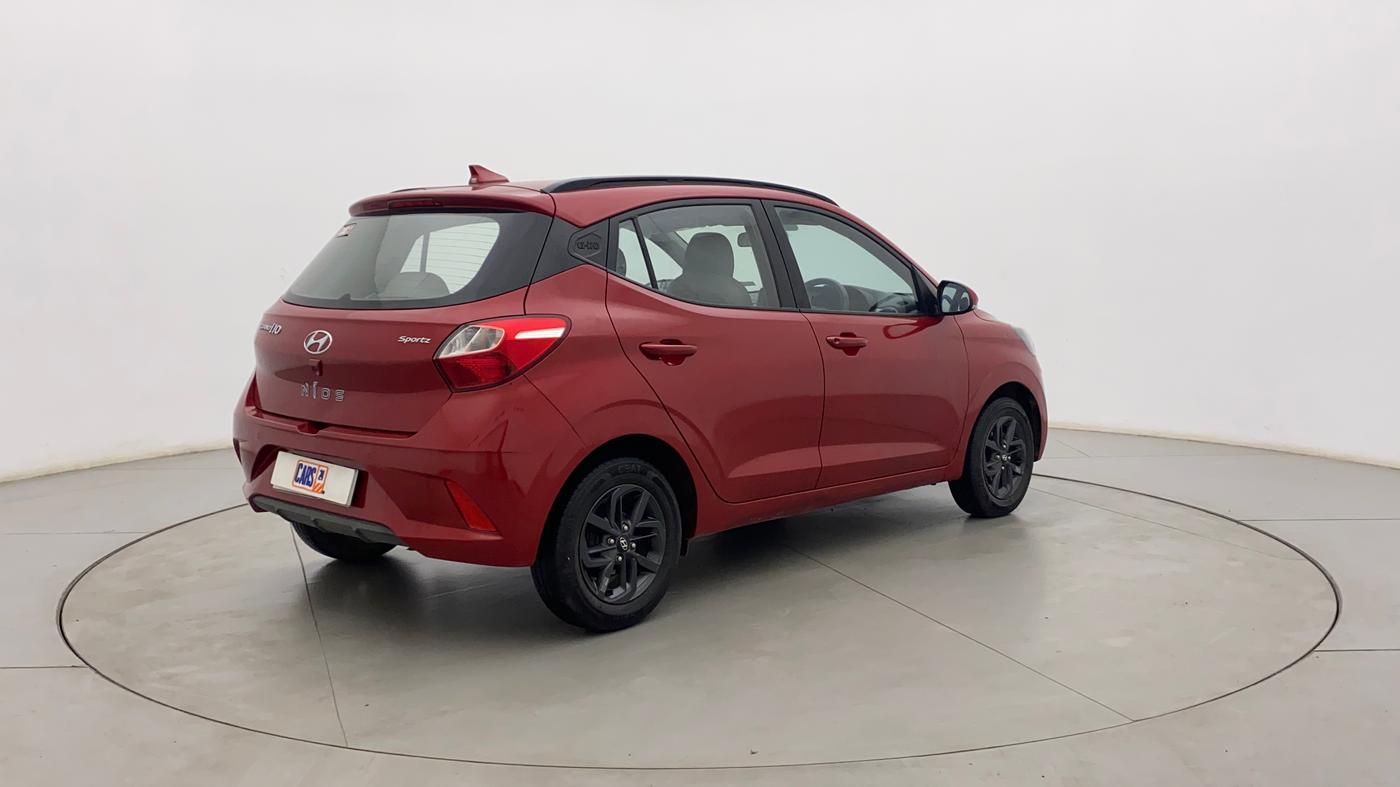 2021 Hyundai GRAND I10 NIOS SPORTZ 1.2 KAPPA VTVT, Petrol, Manual, 36,070 km, Right Back Diagonal