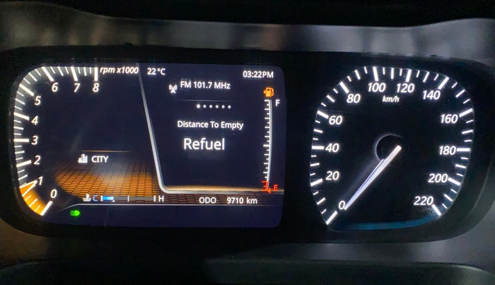 2023 Tata ALTROZ XZ Plus (S) Dark Edition, Petrol, Manual, 9,701 km, Odometer Image