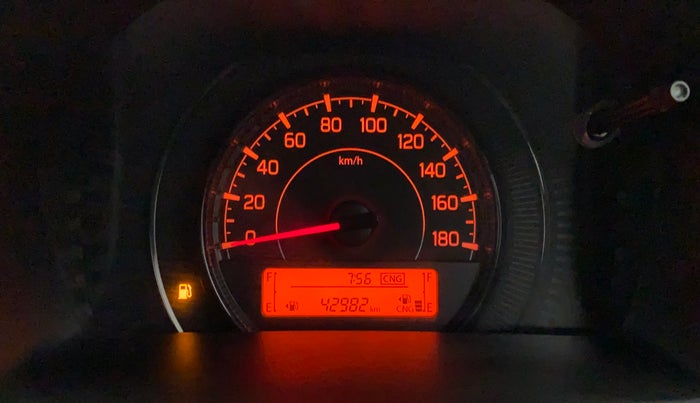 2022 Maruti New Wagon-R LXI CNG 1.0, CNG, Manual, 42,982 km, Odometer Image