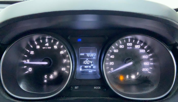 2018 Tata Tiago XZ PETROL, Petrol, Manual, 70,383 km, Odometer Image