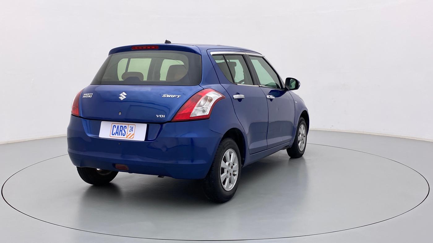 2012 Maruti Swift VDI, Diesel, Manual, 1,16,409 km, Right Back Diagonal