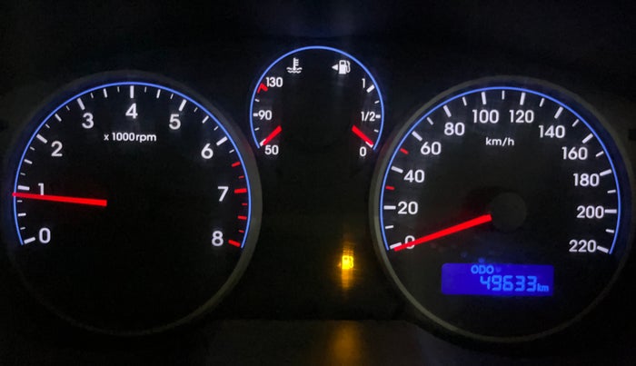 2013 Hyundai i20 MAGNA (O) 1.2, Petrol, Manual, 49,620 km, Odometer Image