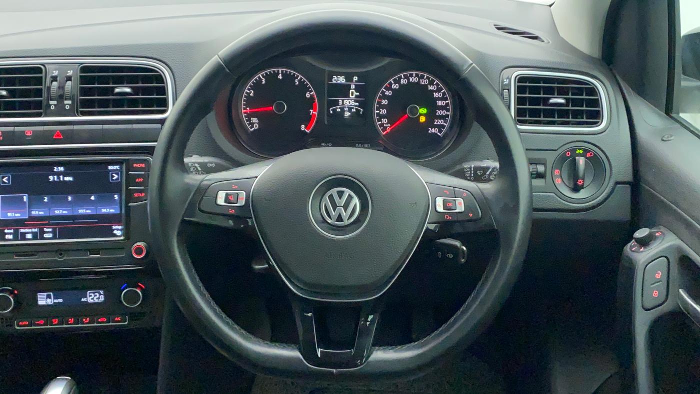 2020 Volkswagen Polo 1.0 GT TSI AT, Petrol, Automatic, 32,249 km, Steering Wheel Close Up
