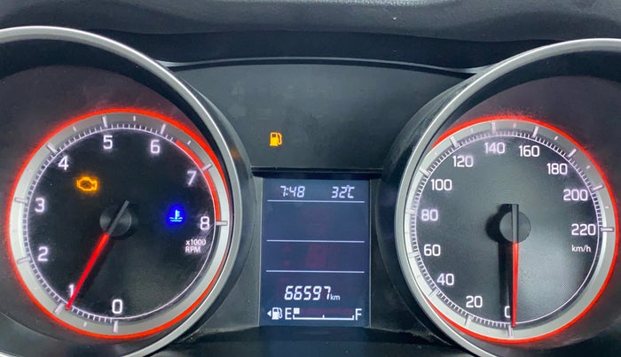 2018 Maruti Swift ZXI PLUS, Petrol, Manual, 66,906 km, Odometer Image