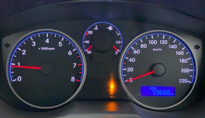 2013 Hyundai i20 MAGNA (O) 1.2, Petrol, Manual, 59,653 km, Odometer Image