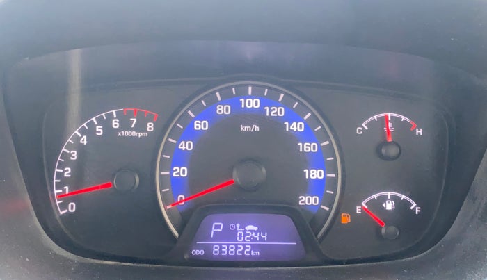 2015 Hyundai Xcent SX AT 1.2 (O), Petrol, Automatic, 83,775 km, Odometer Image
