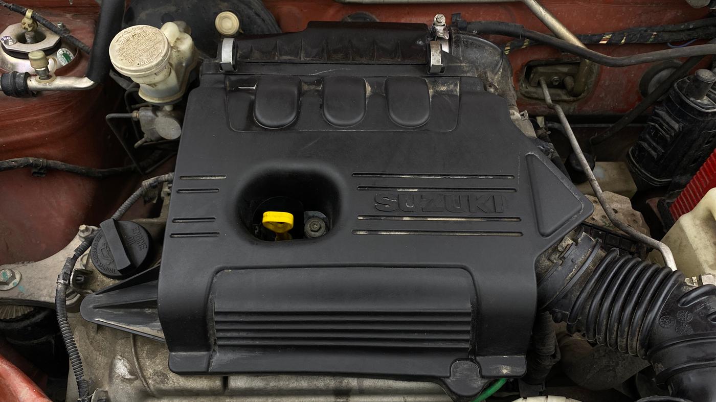 2017 Maruti Alto K10 VXI (O) AMT, Petrol, Automatic, 51,332 km, Engine View