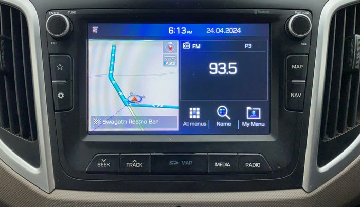 2019 Hyundai Creta SX AT 1.6 PETROL, Petrol, Automatic, 45,768 km, Infotainment System