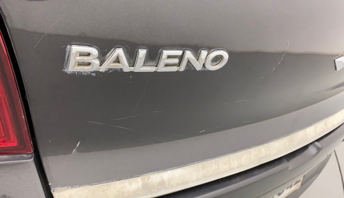 2018 Maruti Baleno DELTA PETROL 1.2, Petrol, Manual, 63,296 km, Dicky (Boot door) - Minor scratches