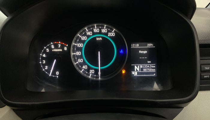 2019 Maruti IGNIS ZETA 1.2 AMT, Petrol, Automatic, 98,753 km, Odometer Image