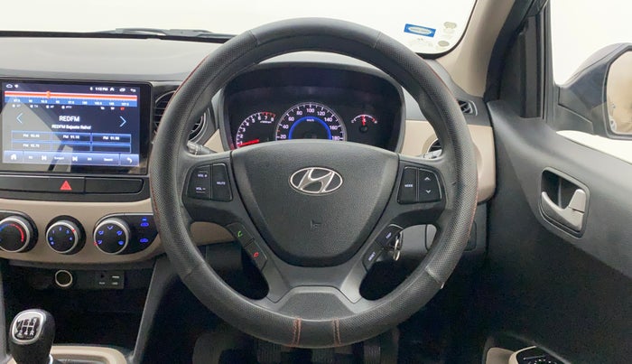 2015 Hyundai Grand i10 SPORTZ 1.2 KAPPA VTVT, Petrol, Manual, 31,234 km, Steering Wheel Close Up