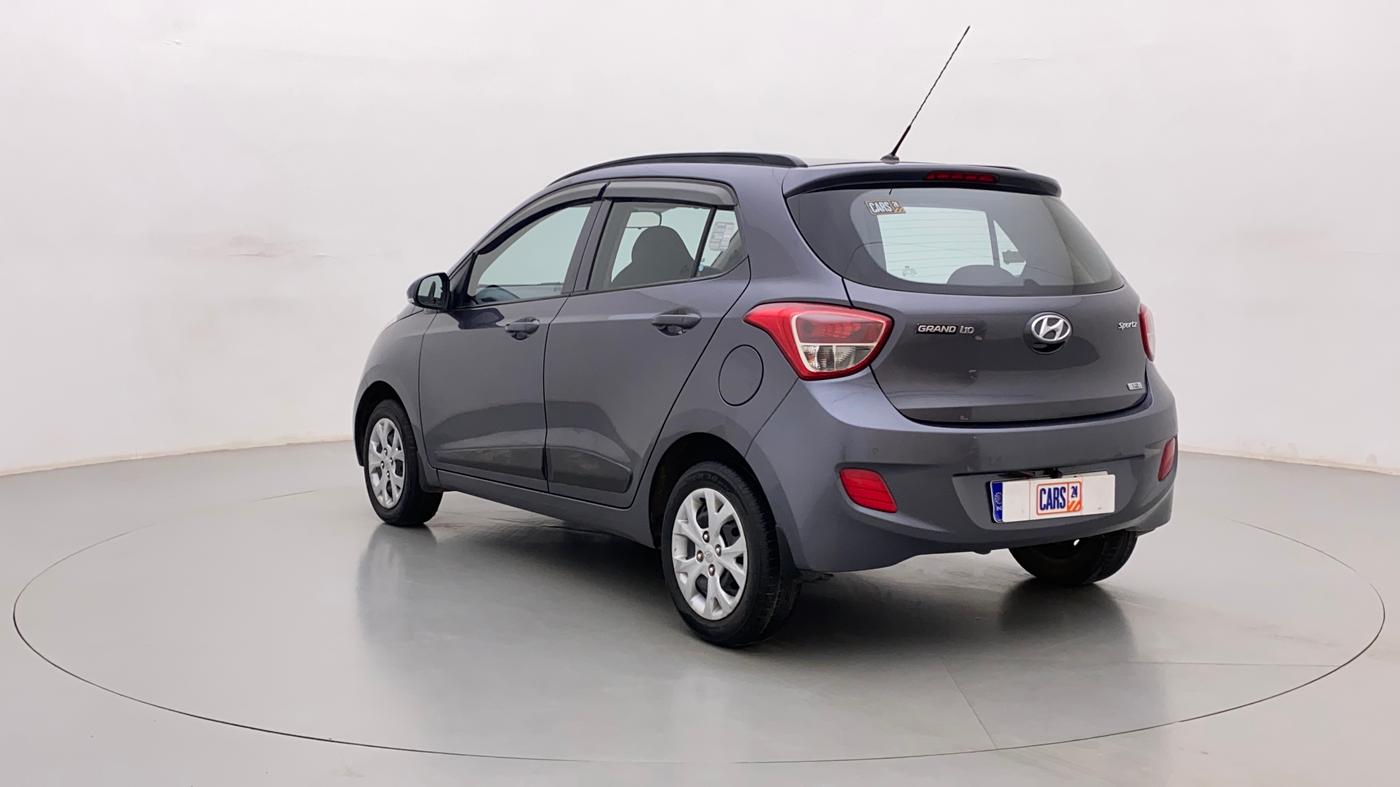 2015 Hyundai Grand i10 SPORTZ 1.2 KAPPA VTVT, Petrol, Manual, 31,234 km, Left Back Diagonal