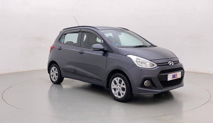 2015 Hyundai Grand i10 SPORTZ 1.2 KAPPA VTVT, Petrol, Manual, 31,234 km, Right Front Diagonal