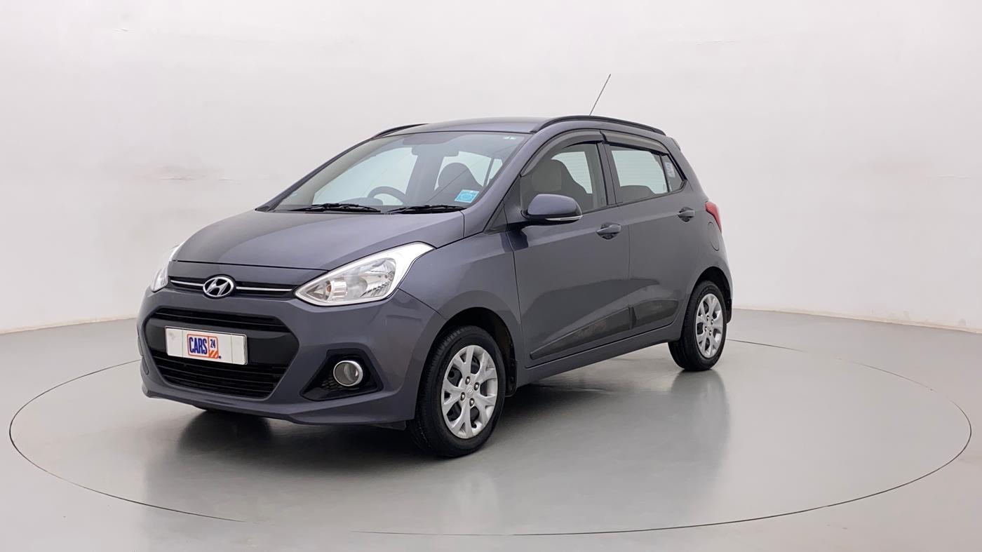 2015 Hyundai Grand i10 SPORTZ 1.2 KAPPA VTVT, Petrol, Manual, 31,234 km, Left Front Diagonal