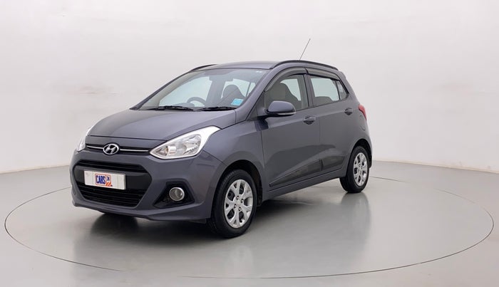 2015 Hyundai Grand i10 SPORTZ 1.2 KAPPA VTVT, Petrol, Manual, 31,234 km, Left Front Diagonal