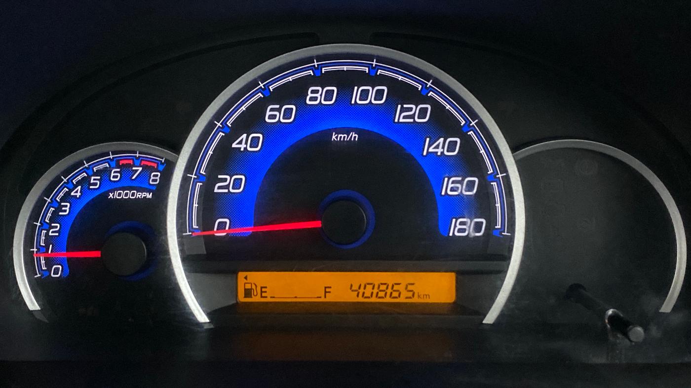 2017 Maruti Wagon R 1.0 VXI, Petrol, Manual, 40,990 km, Odometer Image