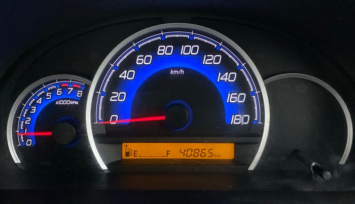2017 Maruti Wagon R 1.0 VXI, Petrol, Manual, 40,990 km, Odometer Image
