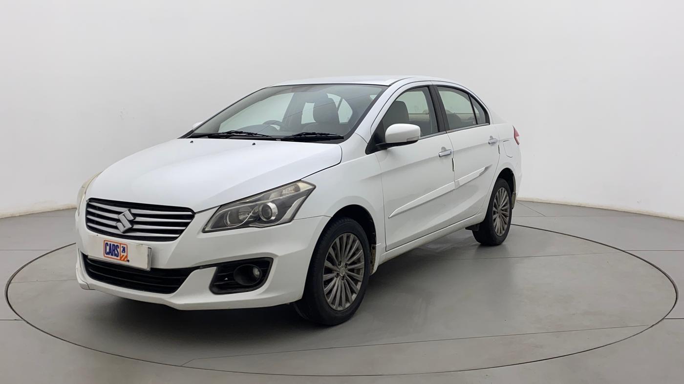 2016 Maruti Ciaz ZXI+, Petrol, Manual, 80,506 km, Left Front Diagonal