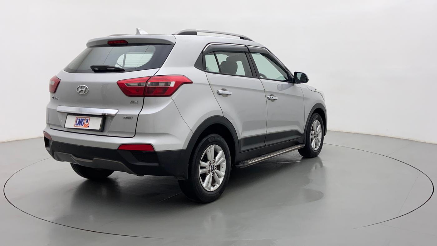 2016 Hyundai Creta 1.6 SX PLUS DIESEL, Diesel, Manual, 88,800 km, Right Back Diagonal