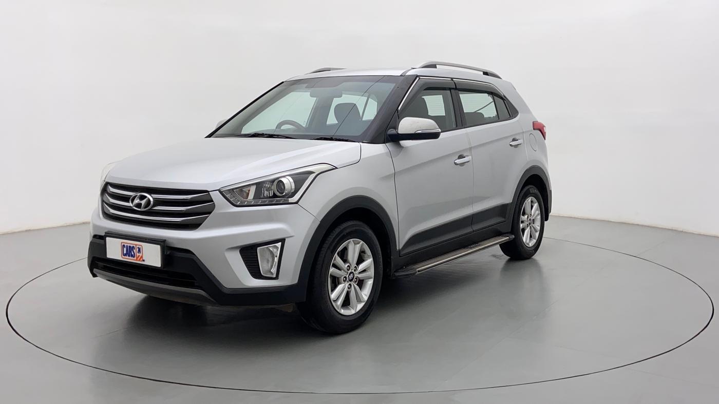2016 Hyundai Creta 1.6 SX PLUS DIESEL, Diesel, Manual, 88,800 km, Left Front Diagonal