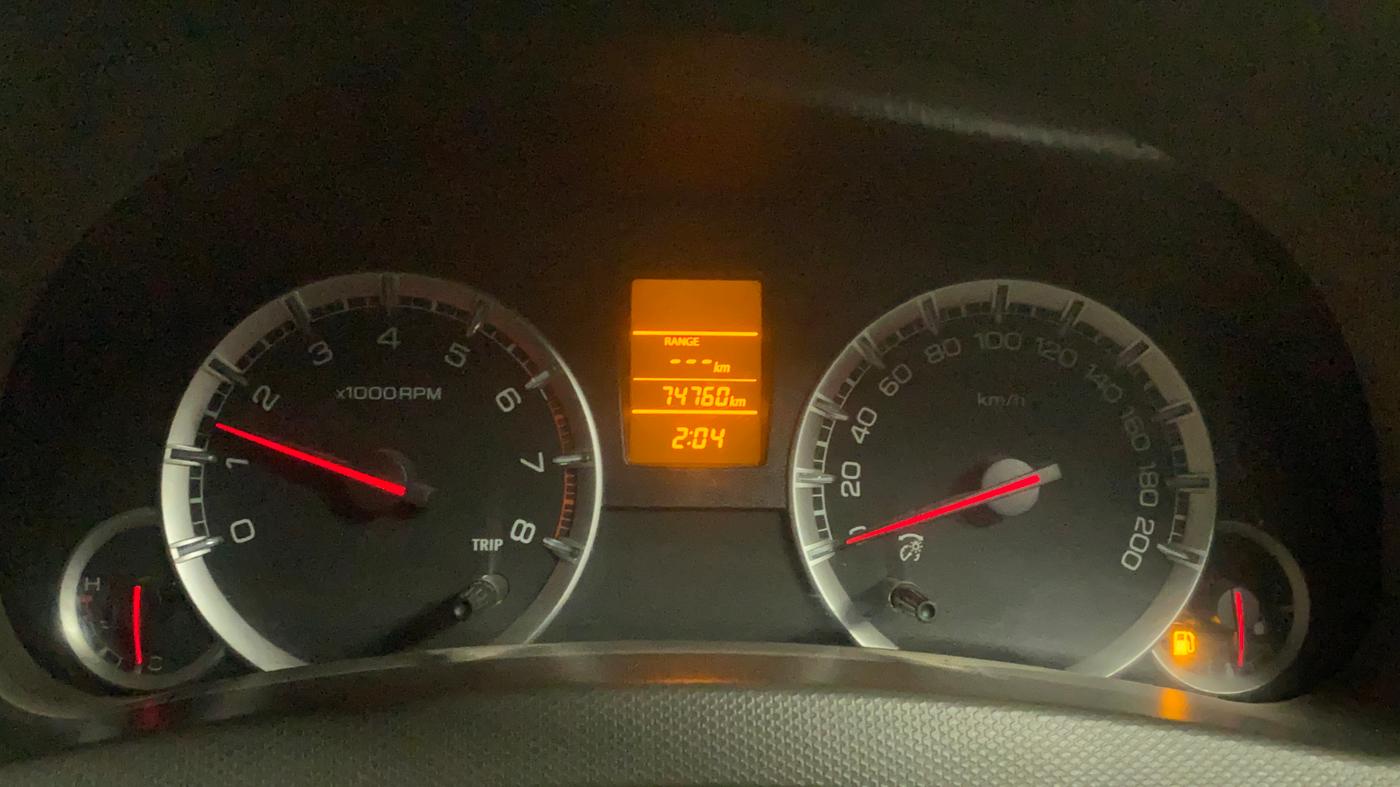 2017 Maruti Ertiga VXI, Petrol, Manual, 74,785 km, Odometer Image