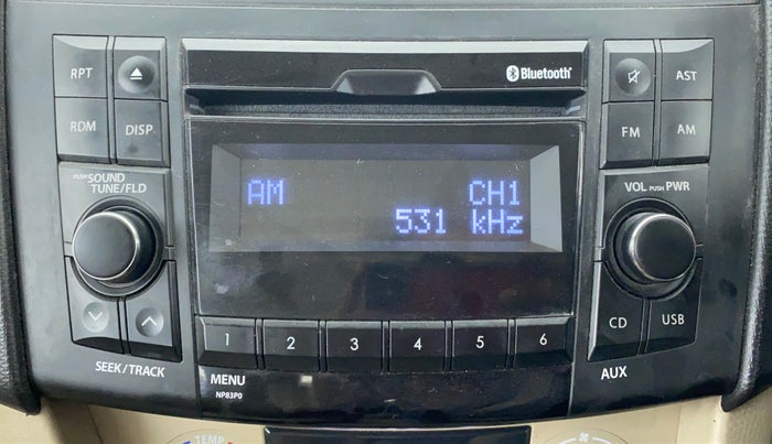 2016 Maruti Swift Dzire ZXI 1.2 BS IV, Petrol, Manual, 38,809 km, Infotainment System