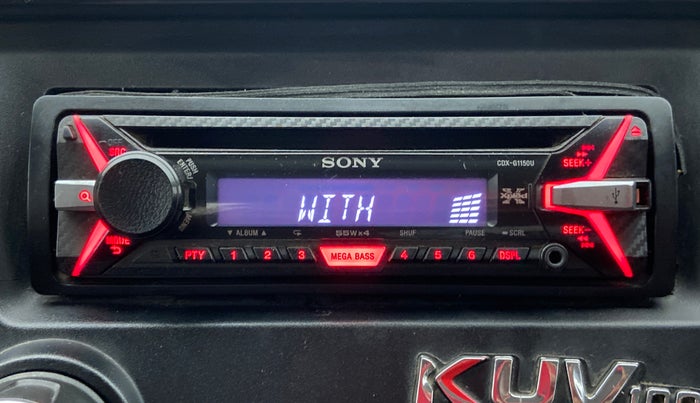 2016 Mahindra Kuv100 K4+ 6 STR, Petrol, Manual, 14,747 km, Infotainment System
