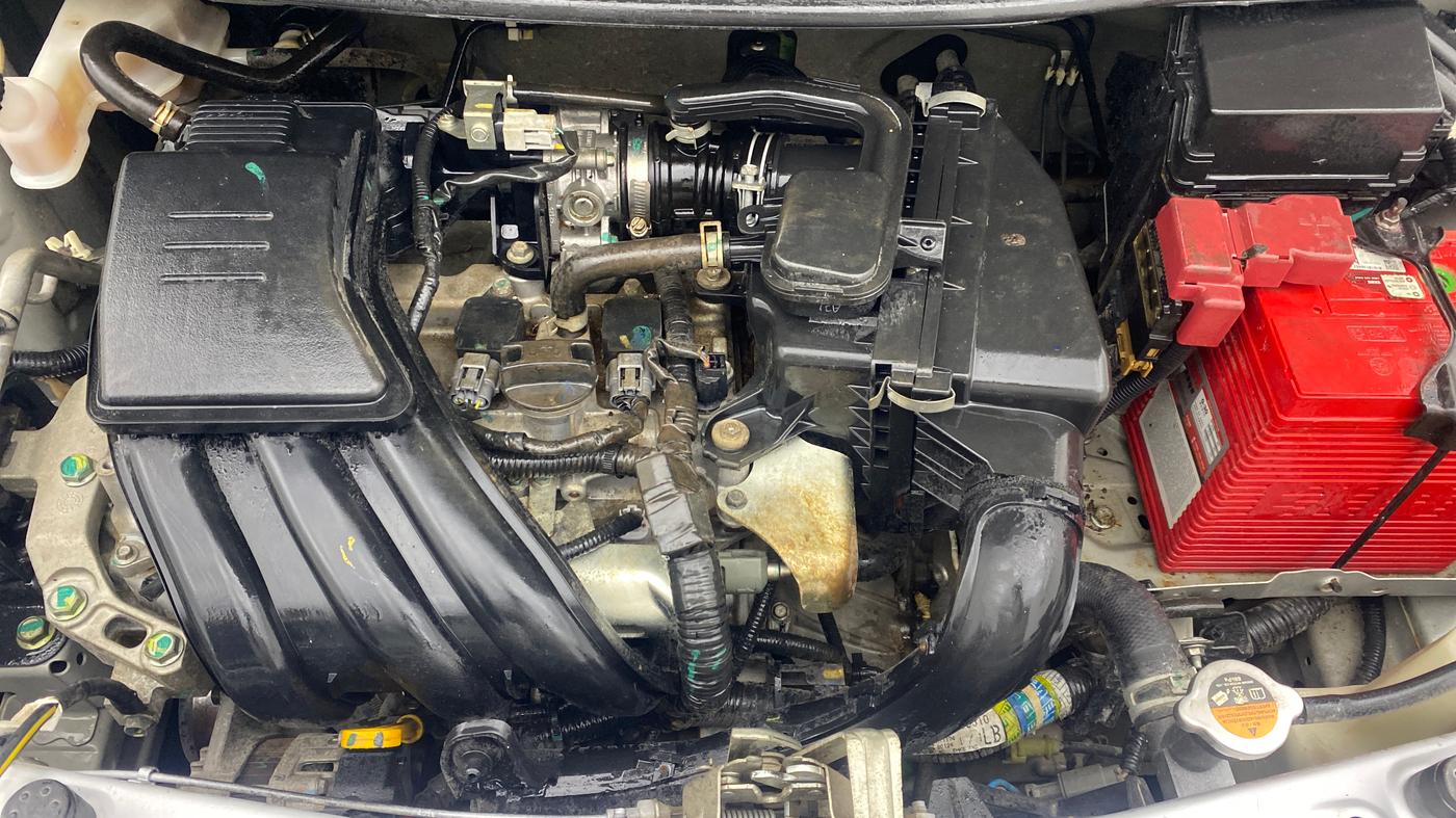 2014 Datsun Go T, Petrol, Manual, 25,956 km, Engine View