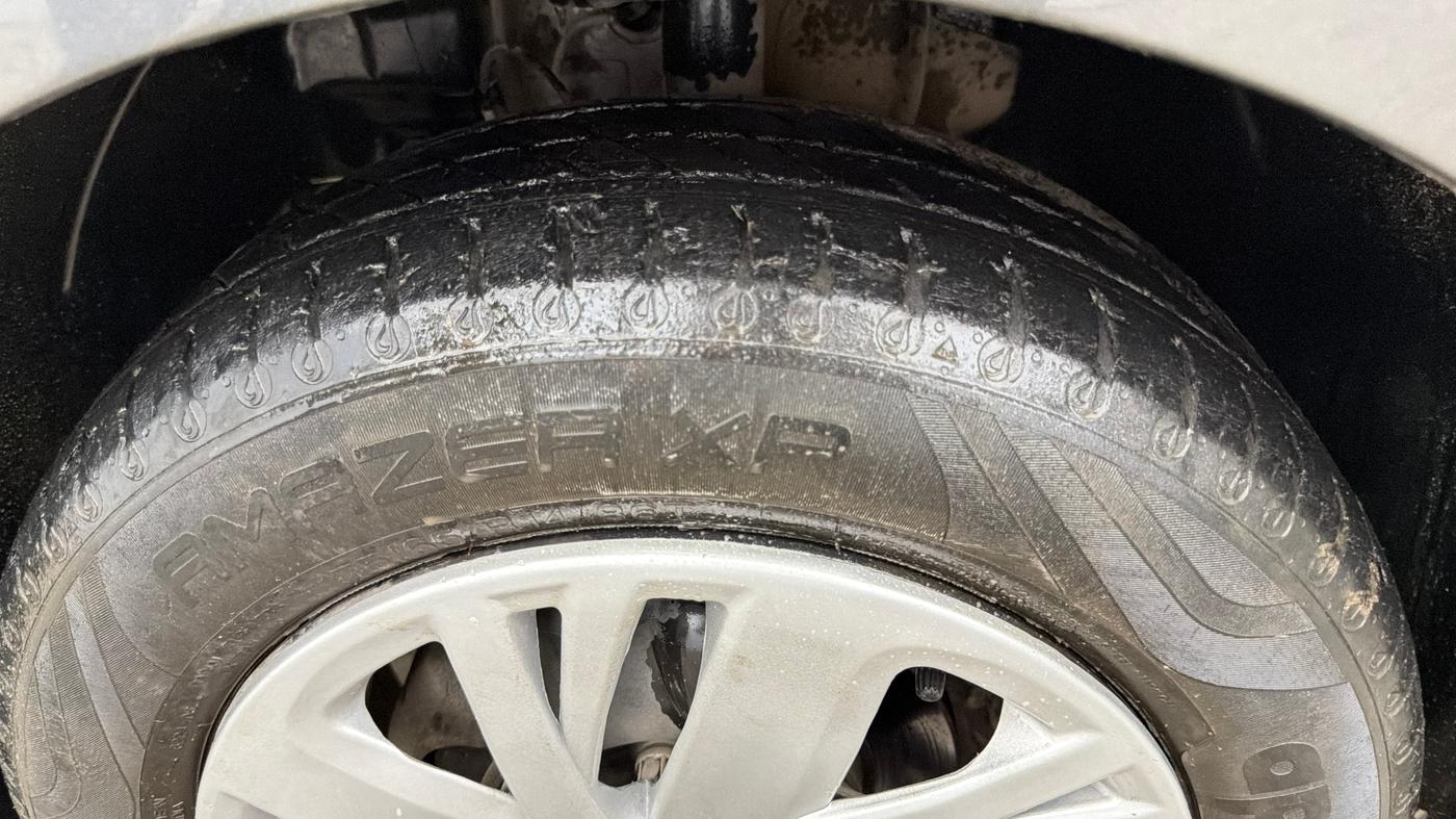 2024 Tata TIGOR XZA Plus iCNG , CNG, Automatic, 10,112 km, Left Front Tyre Tread