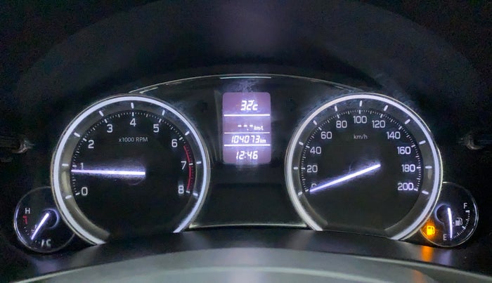 2017 Maruti Ciaz ALPHA 1.4 PETROL, Petrol, Manual, 1,04,234 km, Odometer Image