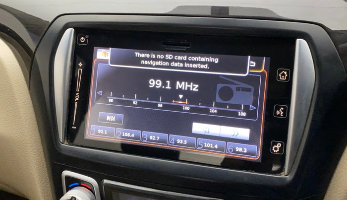 2017 Maruti Ciaz ALPHA 1.4 PETROL, Petrol, Manual, 1,04,234 km, Infotainment system - GPS Card not working/missing