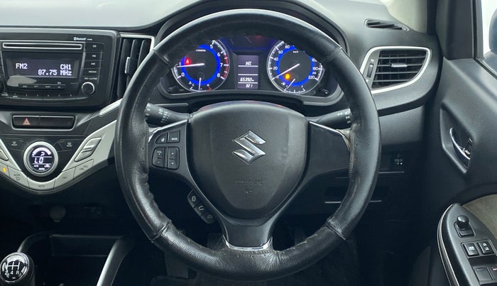 2016 Maruti Baleno DELTA PETROL 1.2, Petrol, Manual, 65,466 km, Steering Wheel Close Up