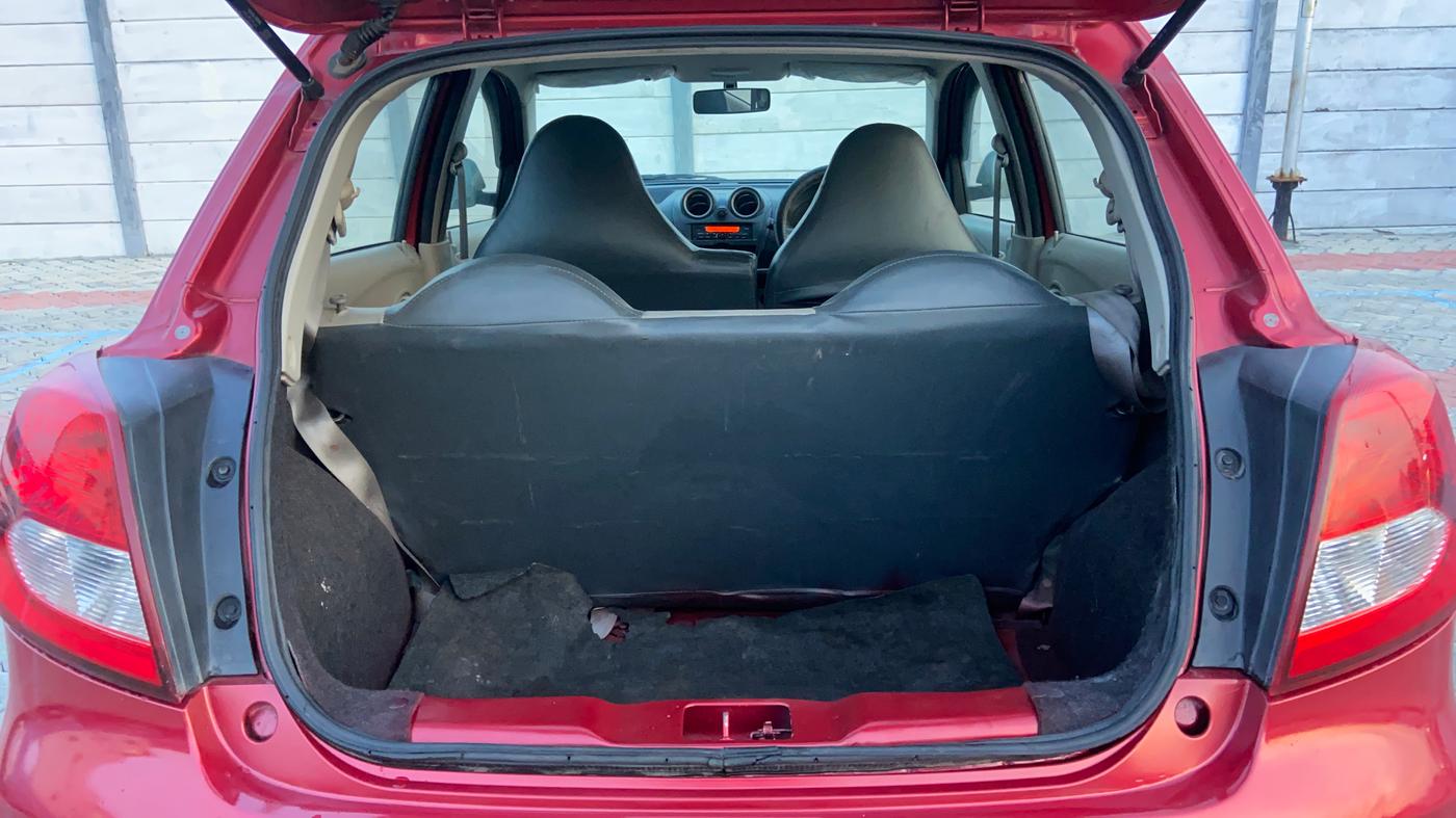 2018 Datsun Go T, Petrol, Manual, 86,045 km, Boot Inside