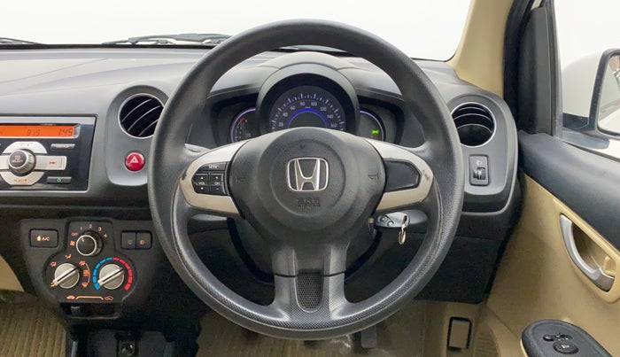 2015 Honda Brio VX MT, Petrol, Manual, 79,825 km, Steering Wheel Close Up