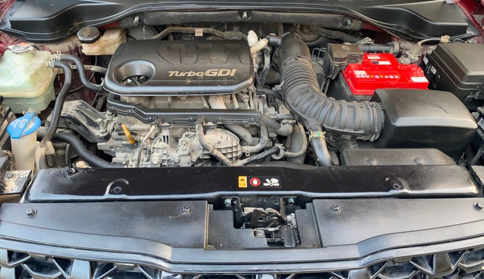 2021 KIA SONET HTX PLUS 1.0 IMT, Petrol, Manual, 29,577 km, Engine View