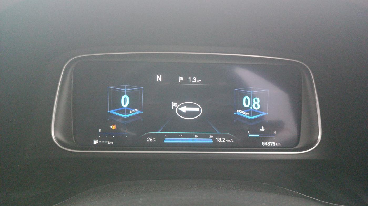 2022 Hyundai ALCAZAR 1.5 SIGNATURE (O) AT 6STR, Diesel, Automatic, 54,375 km, Odometer Image