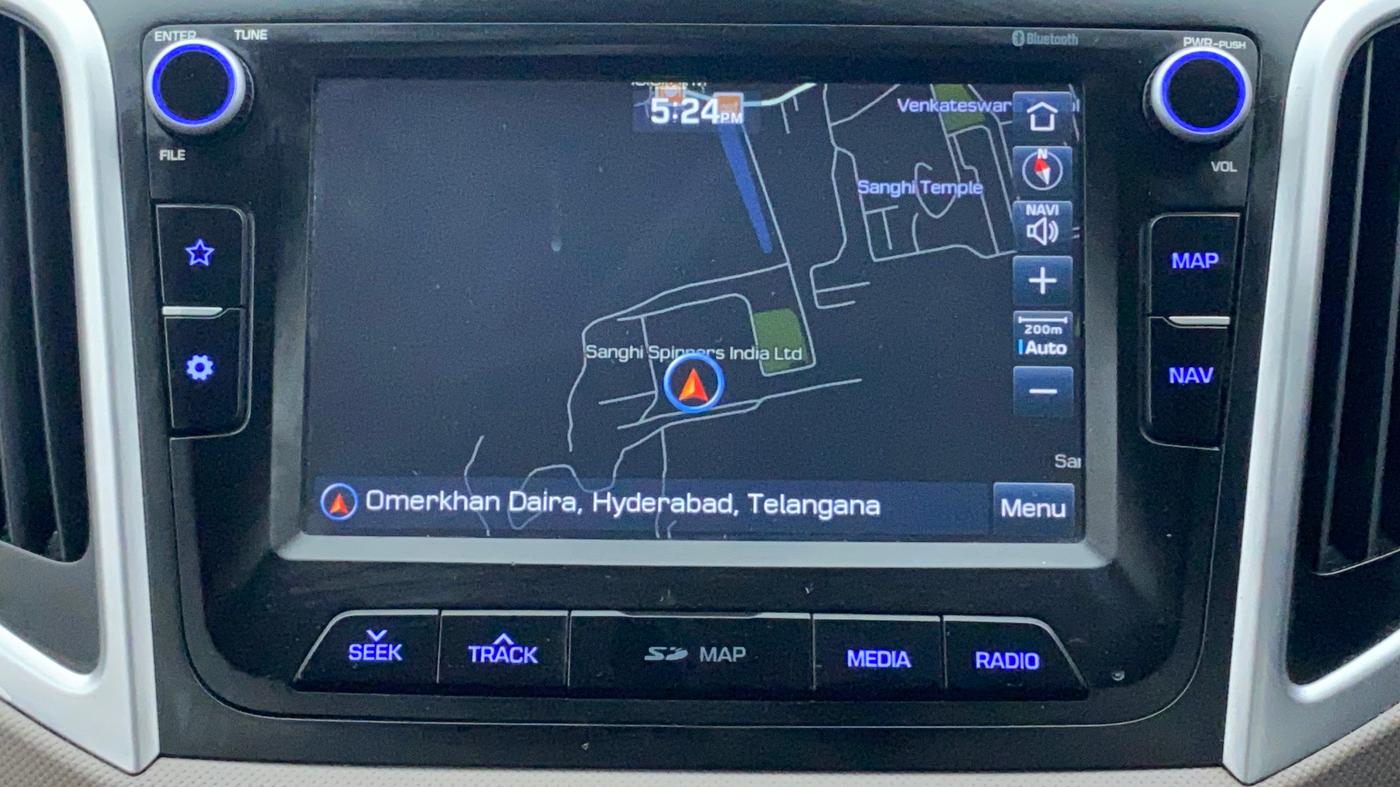2018 Hyundai Creta SX AT 1.6 PETROL, Petrol, Automatic, 66,306 km, Infotainment System