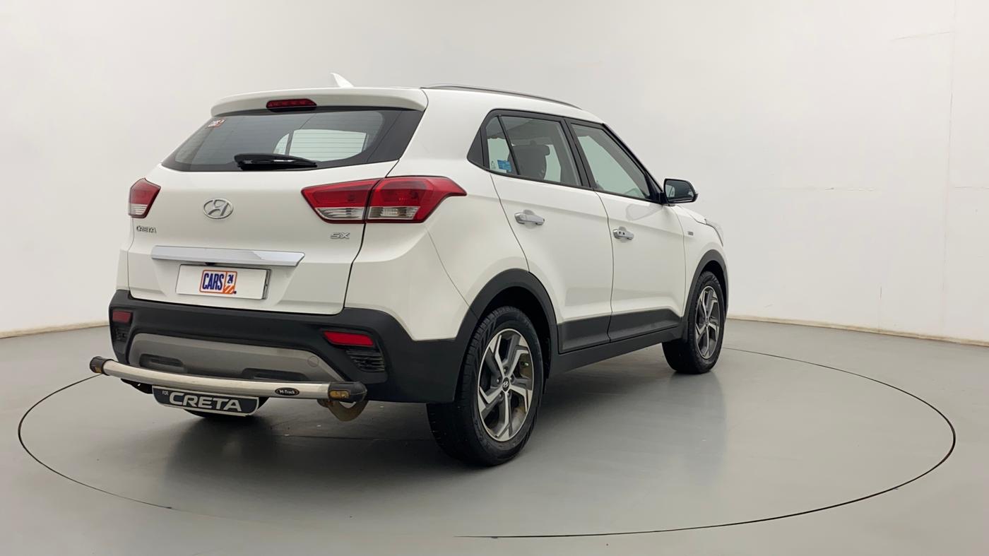 2018 Hyundai Creta SX AT 1.6 PETROL, Petrol, Automatic, 66,306 km, Right Back Diagonal