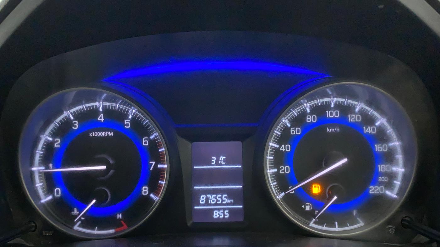 2016 Maruti Baleno DELTA PETROL 1.2, Petrol, Manual, 87,766 km, Odometer Image