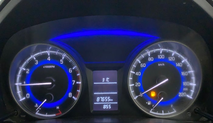 2016 Maruti Baleno DELTA PETROL 1.2, Petrol, Manual, 87,766 km, Odometer Image