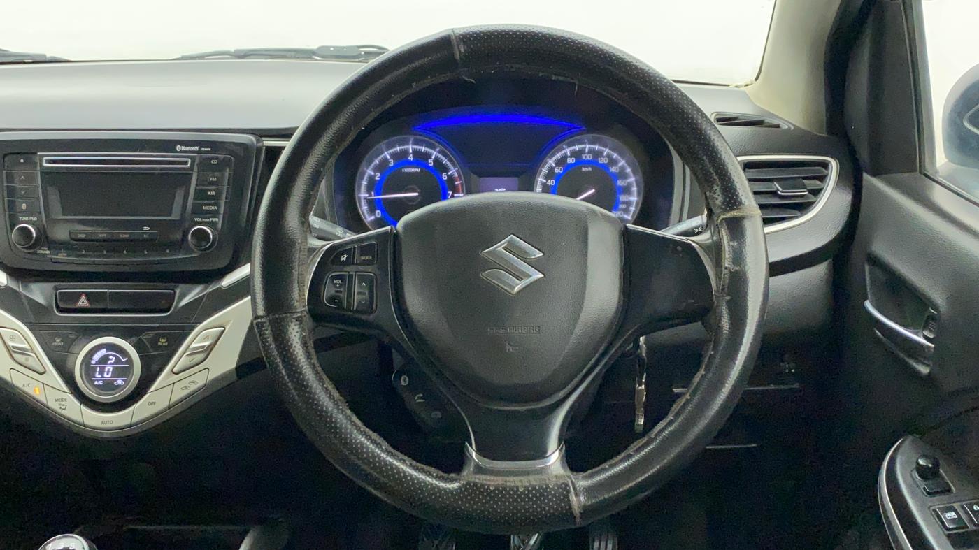 2016 Maruti Baleno DELTA PETROL 1.2, Petrol, Manual, 87,766 km, Steering Wheel Close Up