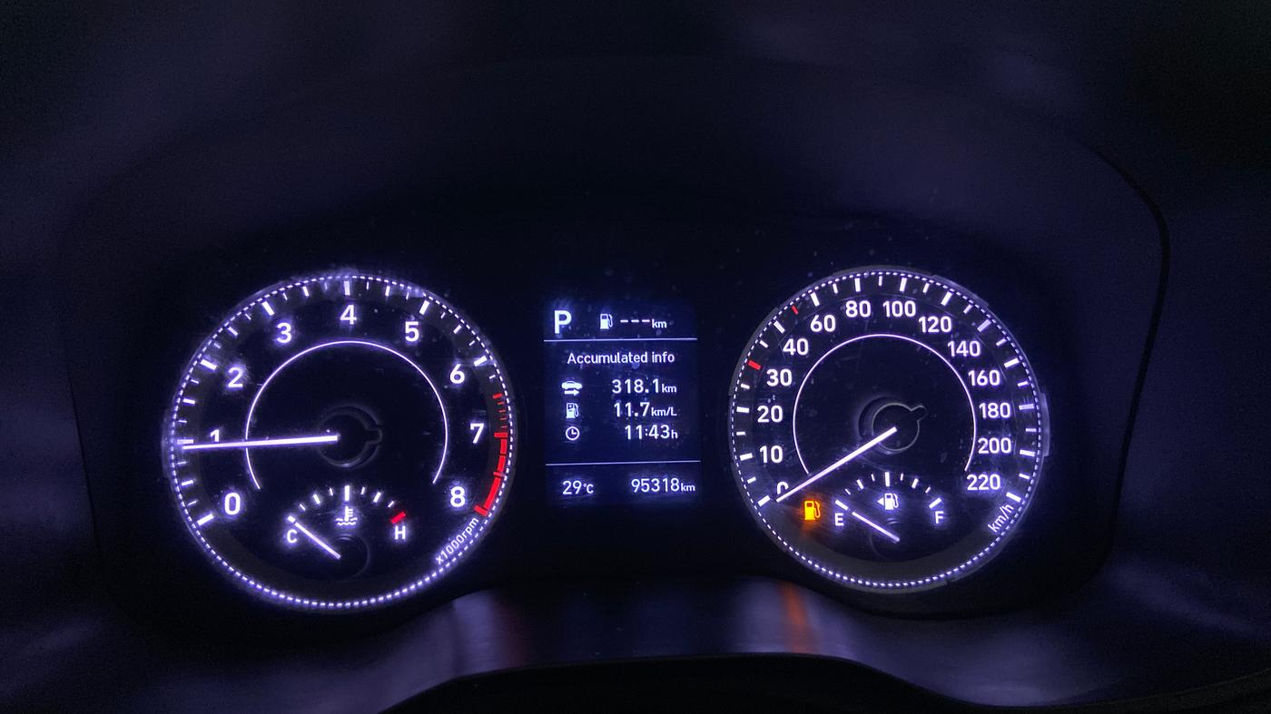 2019 Hyundai VENUE SX PLUS 1.0 TURBO DCT, Petrol, Automatic, 96,618 km, Odometer Image