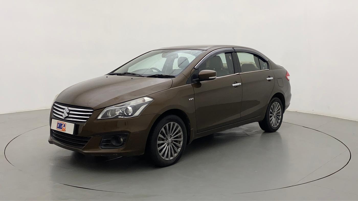 2016 Maruti Ciaz ZXI+ AT, Petrol, Automatic, 1,04,737 km, Left Front Diagonal